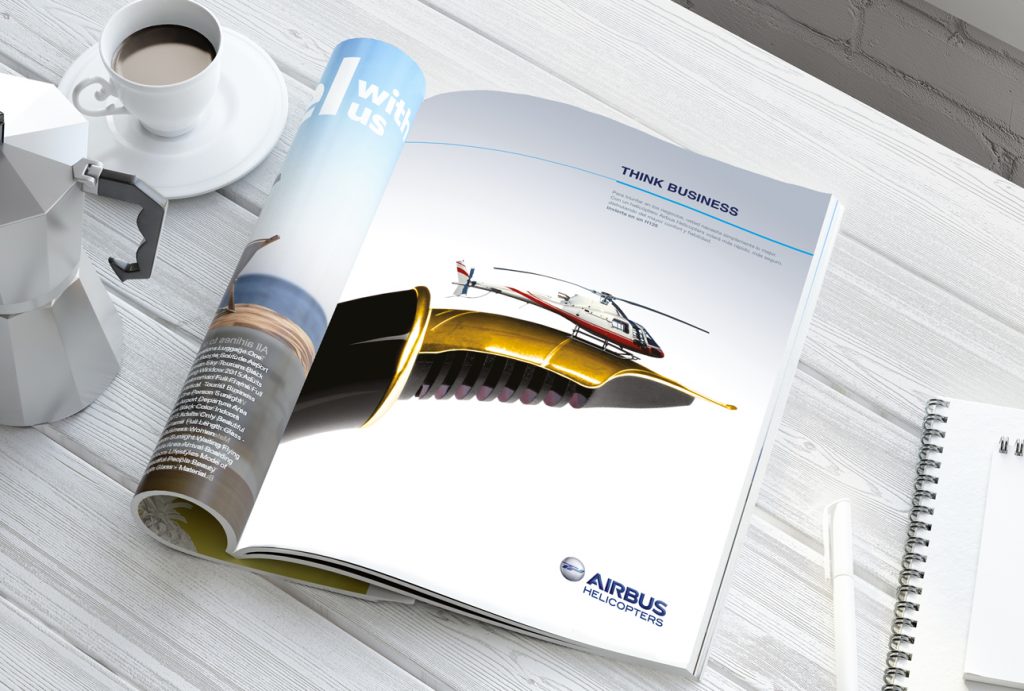 Helicopter advertising campaign