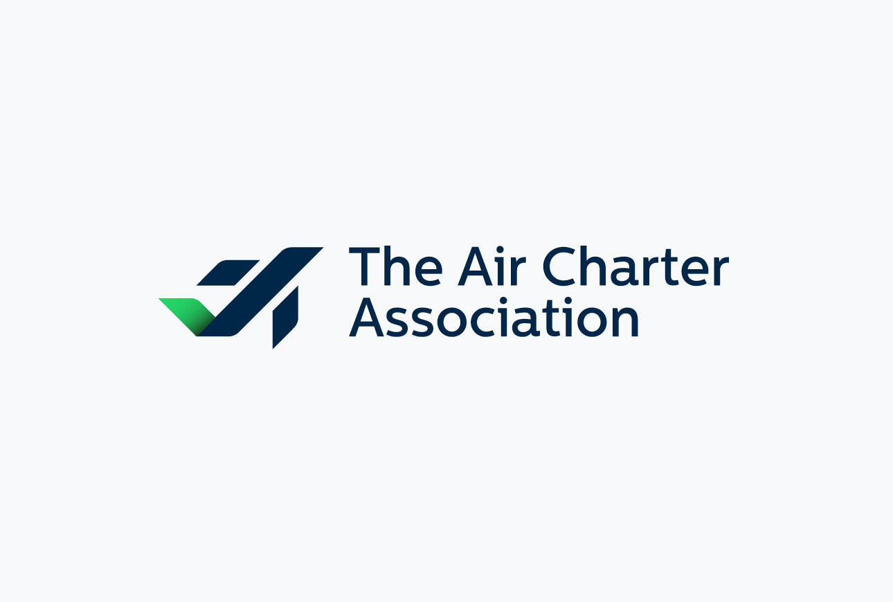 Full logo and wordmark for The Air Charter Association displayed on a white background.