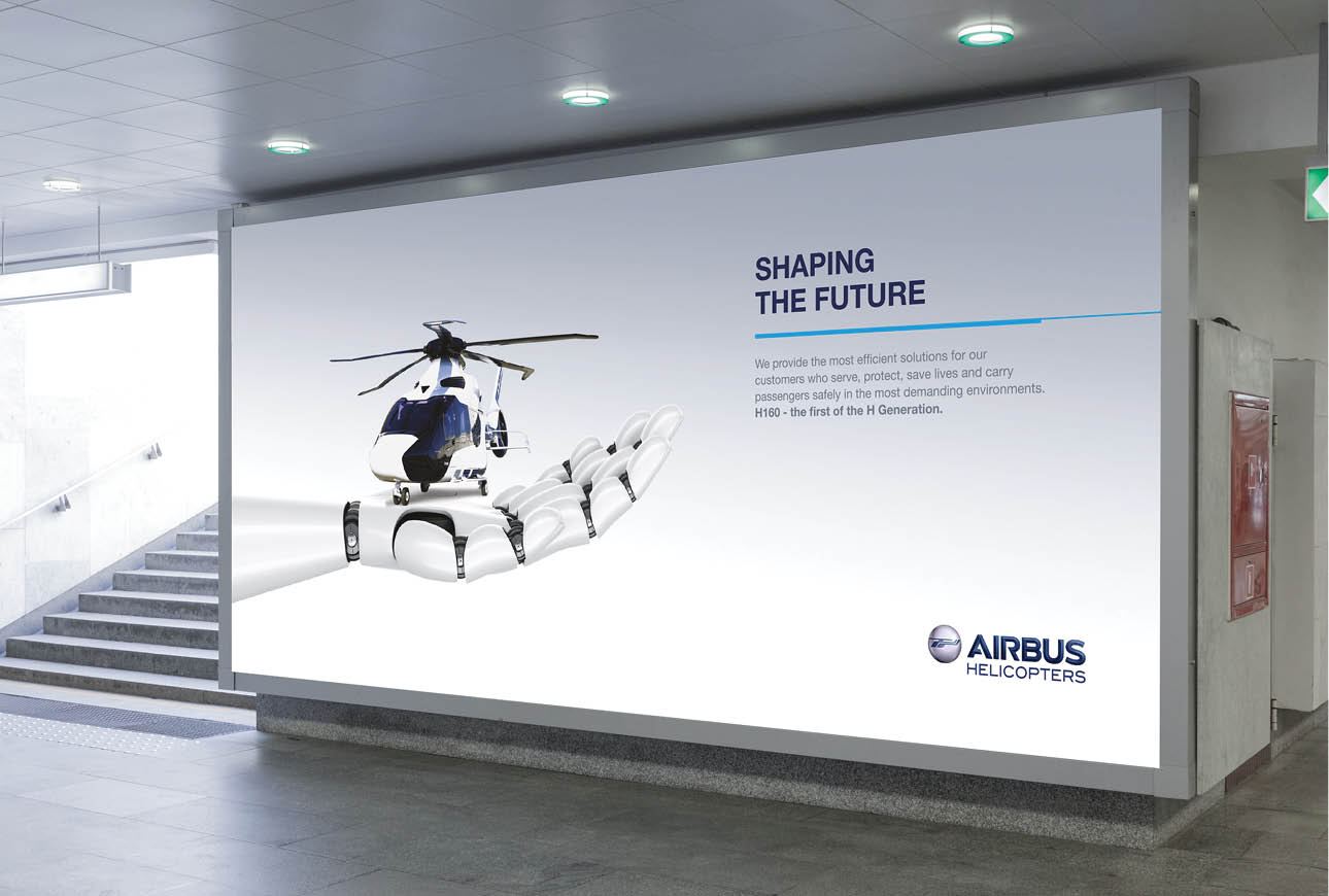 Airbus search and rescue helicopter on lifebuoy symbolising emergency response and lifesaving aviation services
