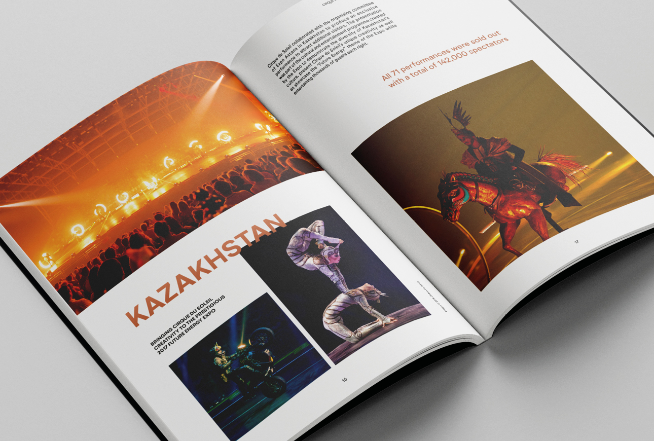 Cirque du Soleil brochure