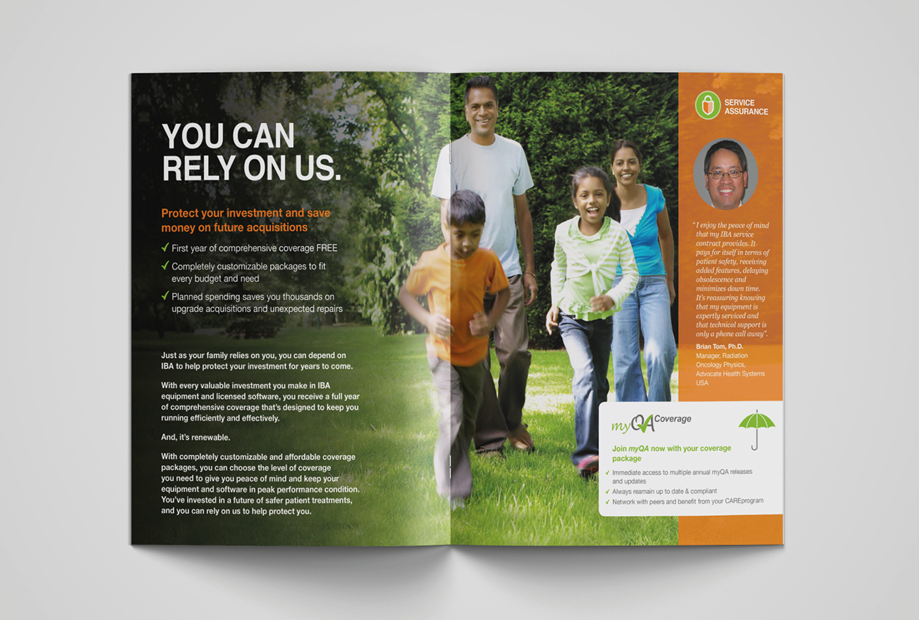 IBA corporate literature design brochure