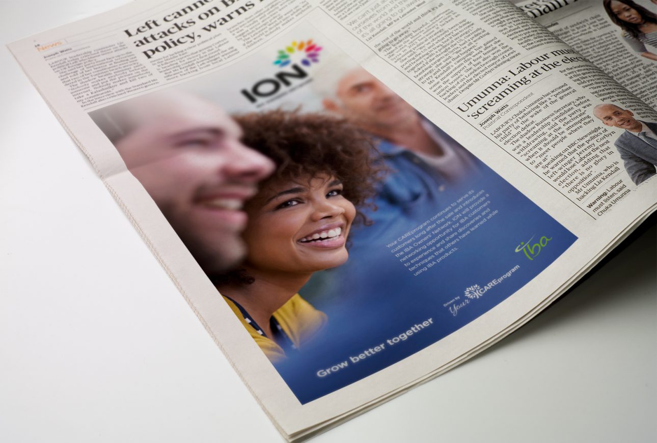 ION print advertising