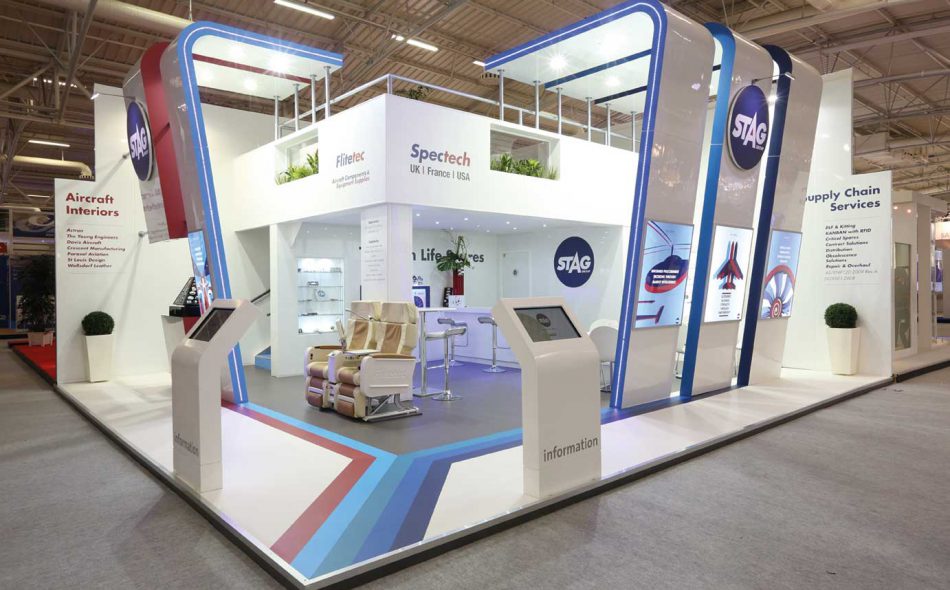 Exhibition stand graphics - one of the creative agency services provided by Design Inc