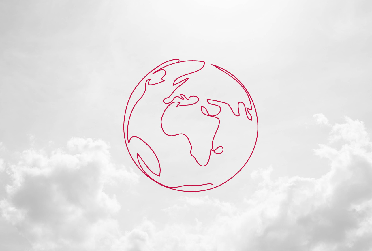 Fluid single-line illustration representing personalised private jet service profile in TAG Aviation One branding