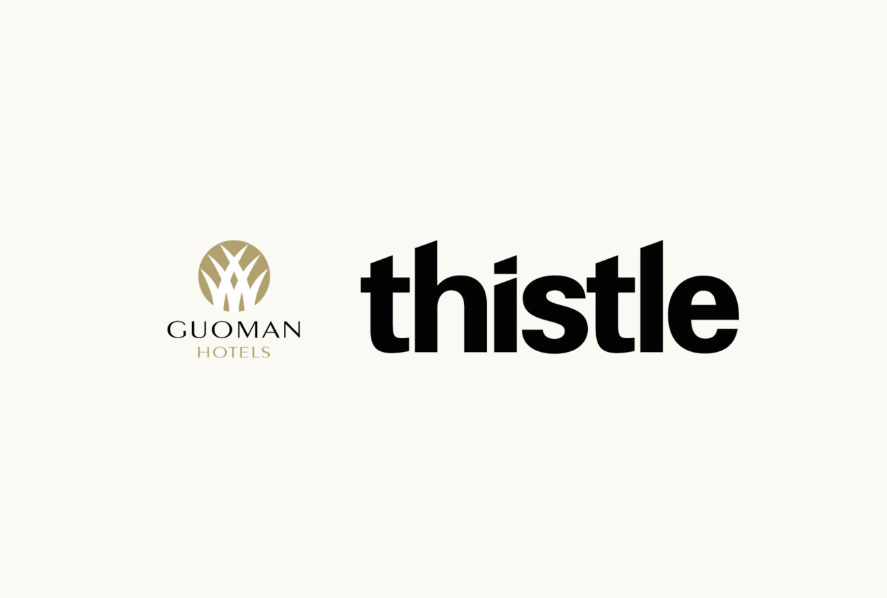 Thistle and Guoman Hotels brand logos representing UK hospitality group