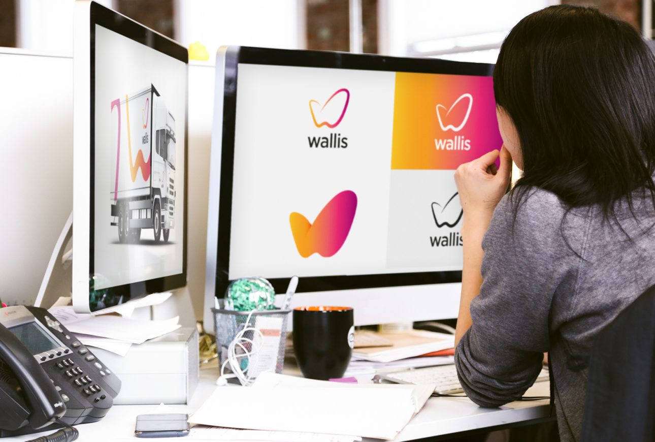 Devising the logistics brand identity for Wallis Freight