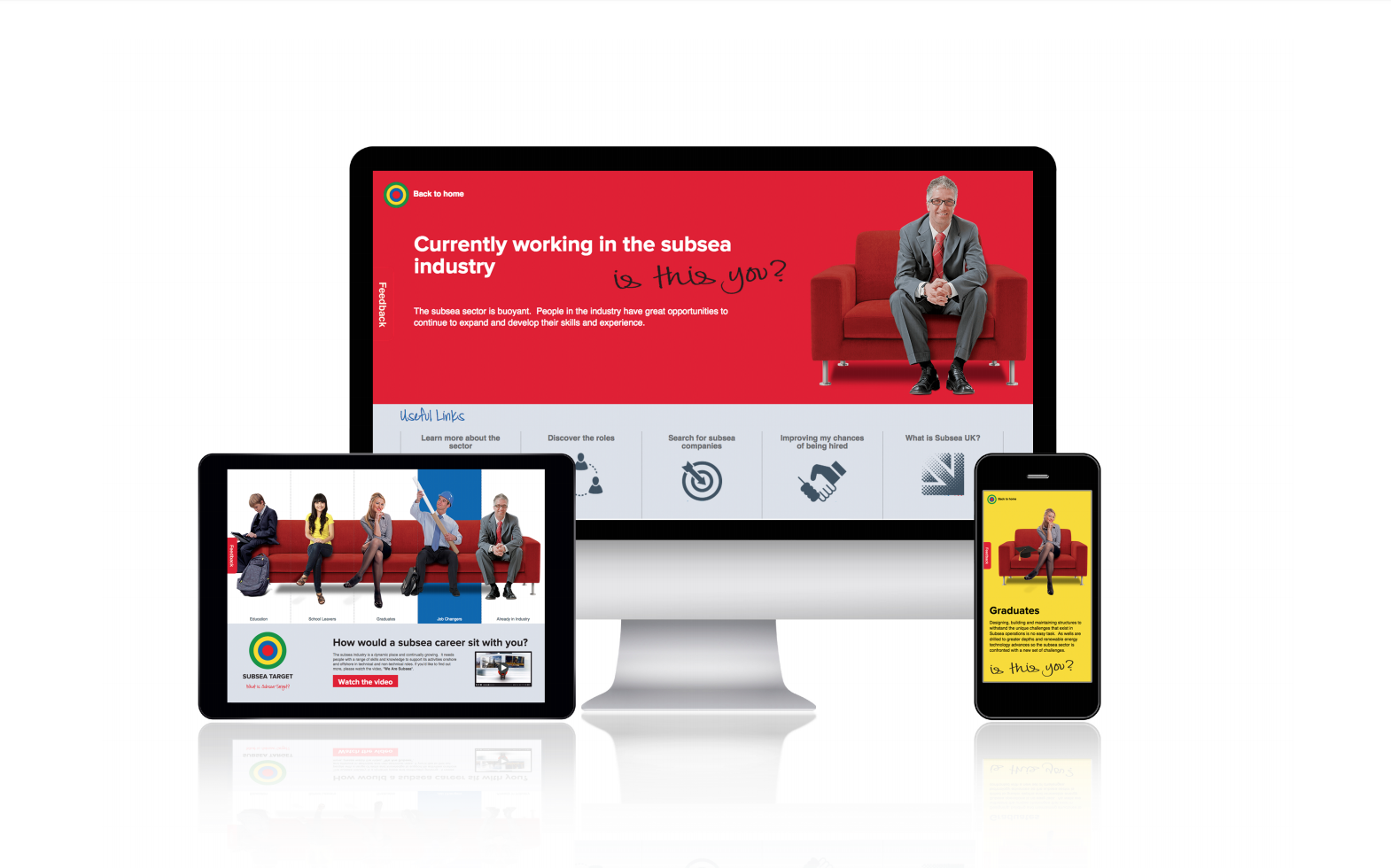 Subsea Target website design