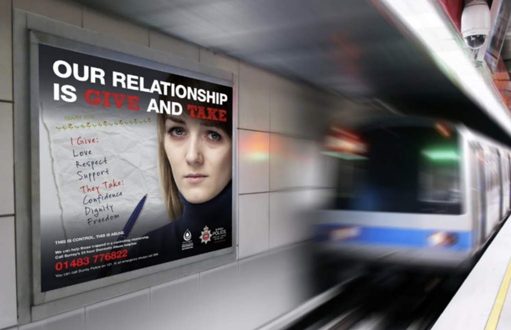 Surrey Police – Domestic Abuse campaign