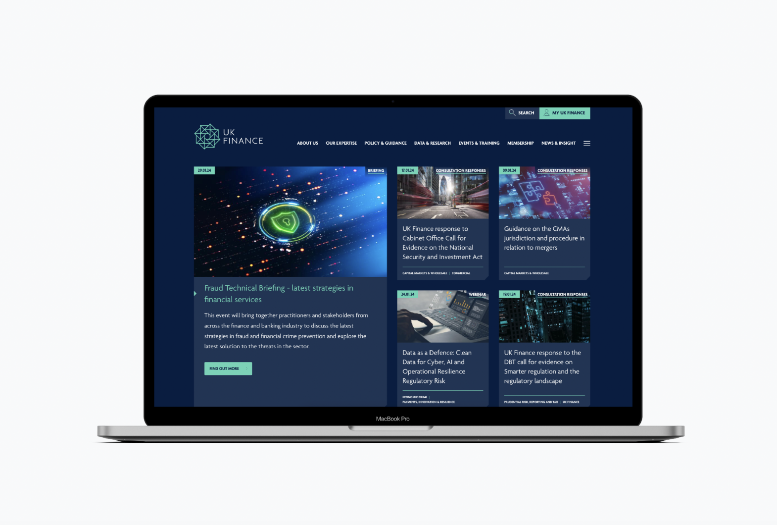 UK Finance website image