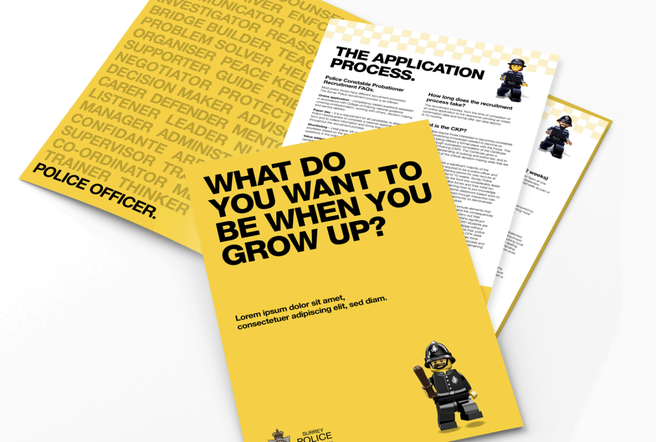 Surrey Police recruitment ad campaign