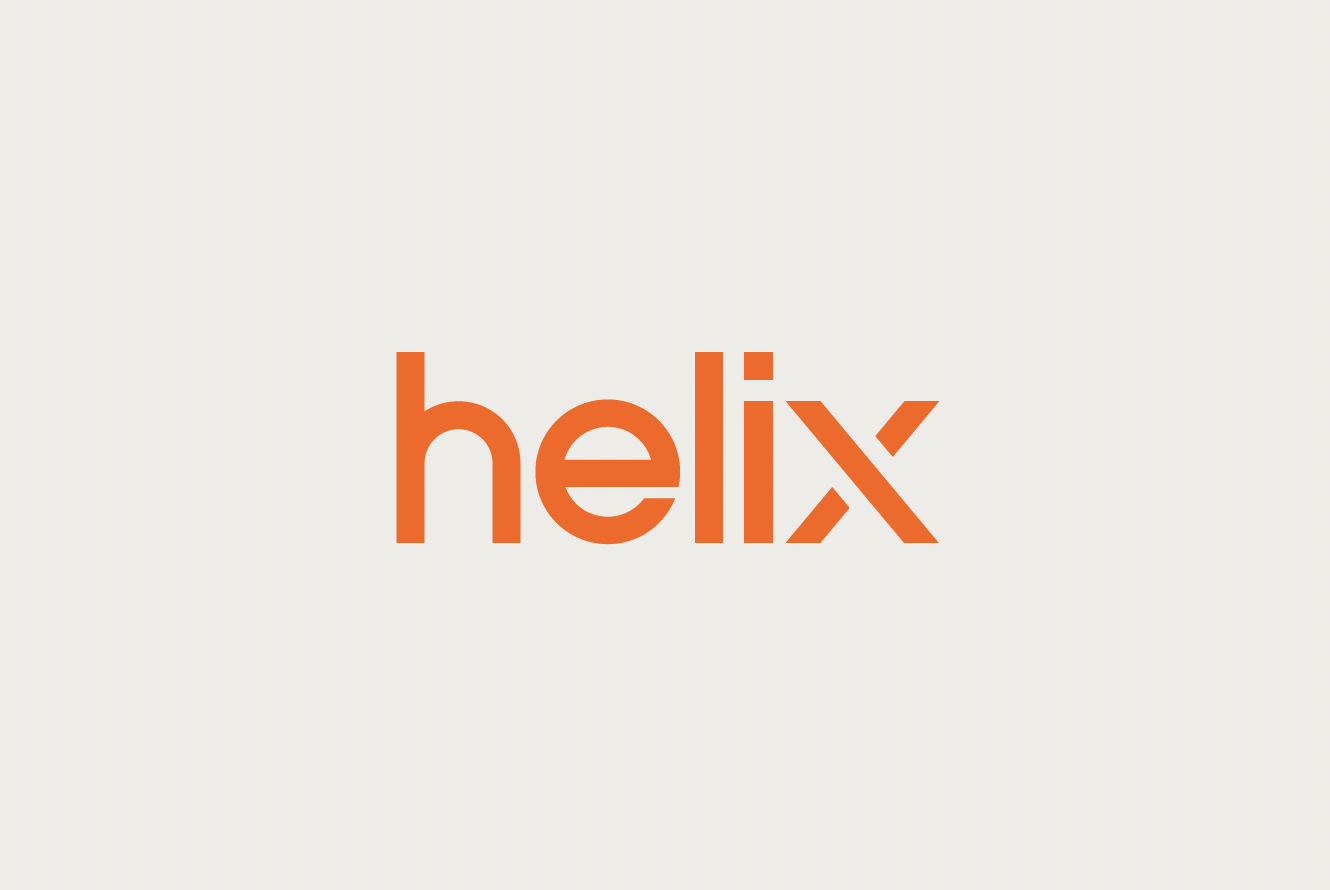 Helix logo design for electric motor manufacturer rebrand